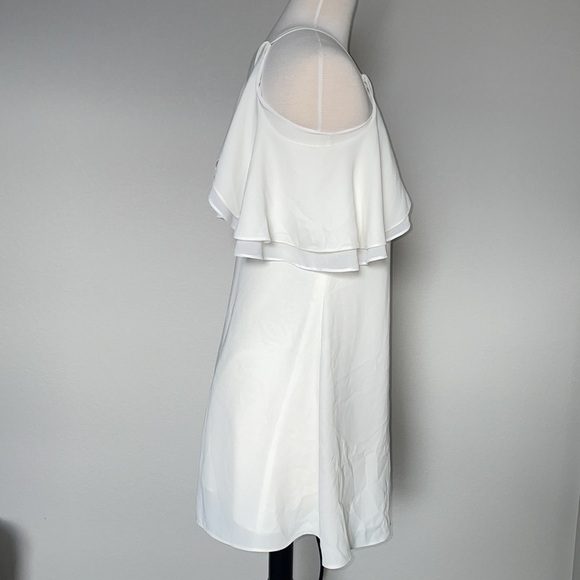 RACHEL ROY ivory white off the shoulder mini dress in women’s size XS - Picture 7 of 10